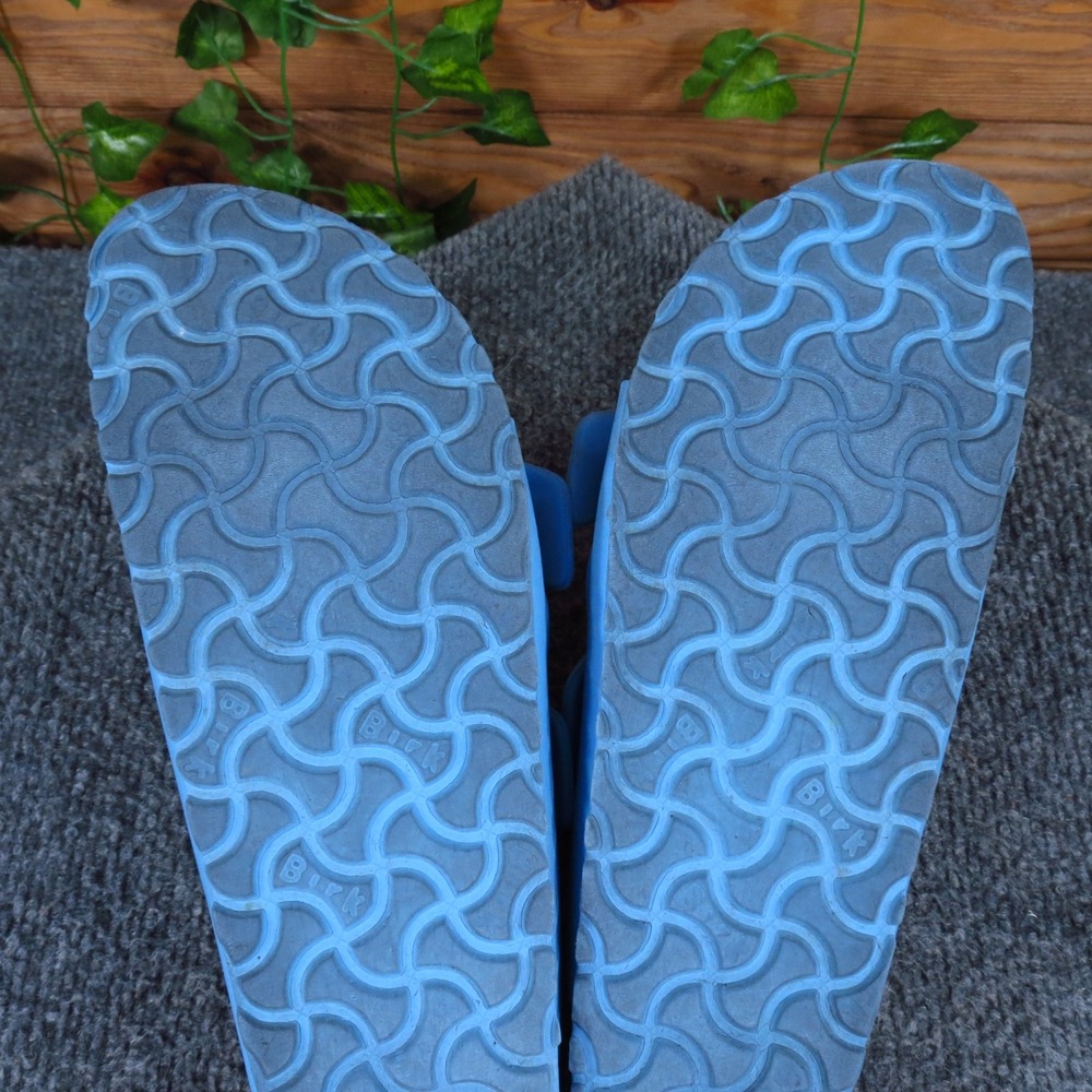 Birkenstock Arizona EVA Womens Slide Sandals Sz 8 Beach Pool Sky Blue Waterproof - Picture 6 of 6